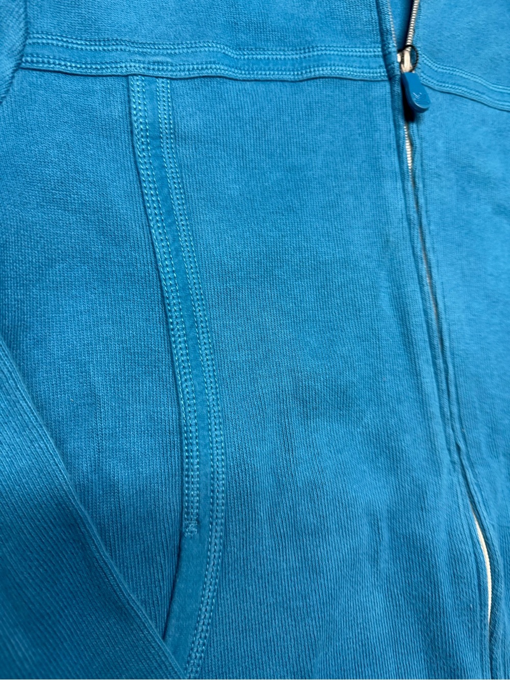 Kirkland Signature Women’s XXL Blue Full Zip Hoodie Sweatshirt - Picture 3 of 13